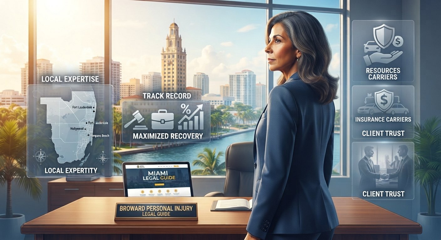 Selecting a Broward personal injury attorney requires careful research.