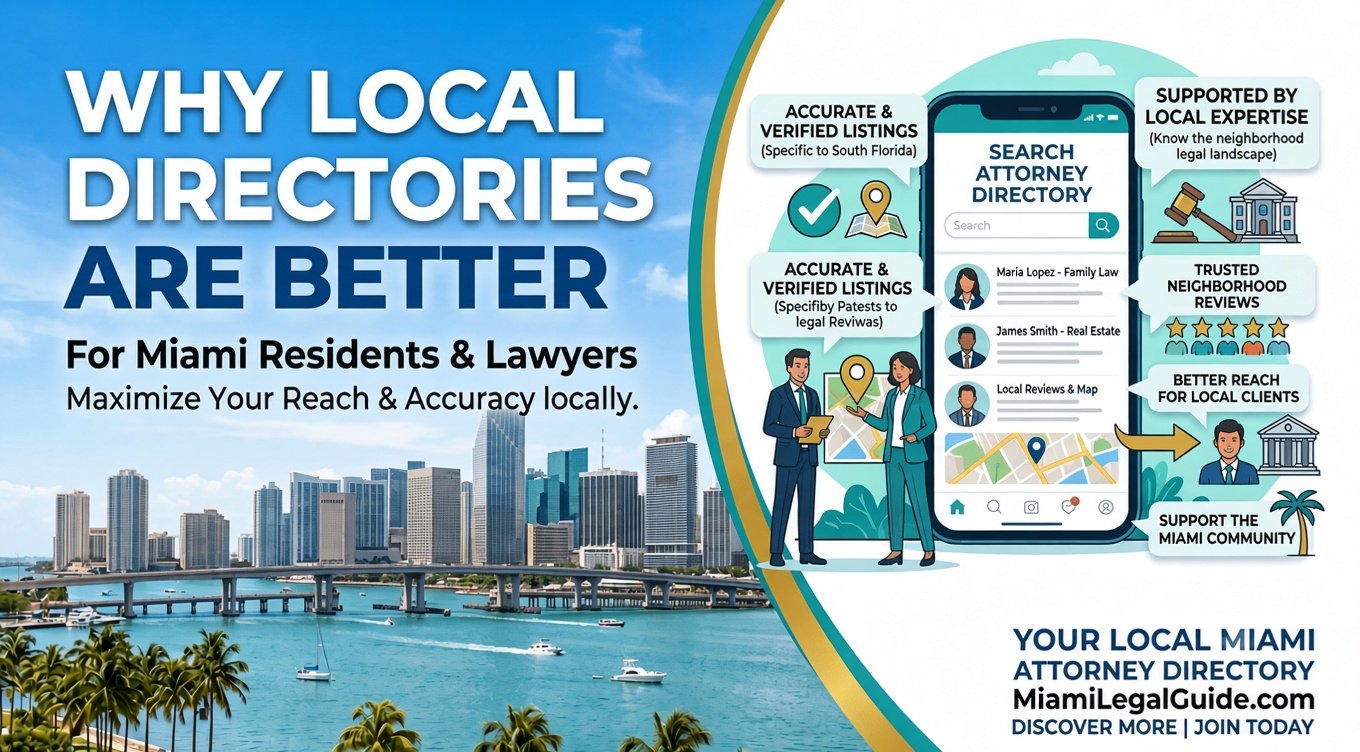 Why Local Legal Directories Matter More Than National Ones